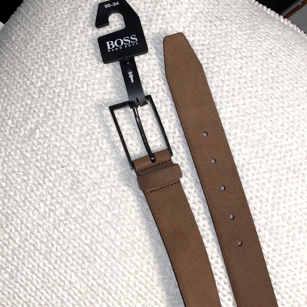 BOSS Hugo Boss Mens Brown Belt